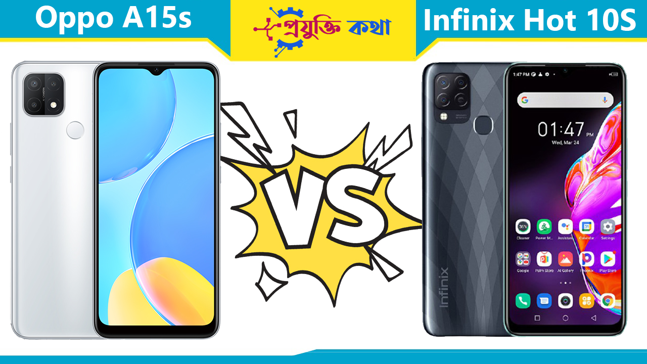 Oppo A15s vs Infinix Hot 10S